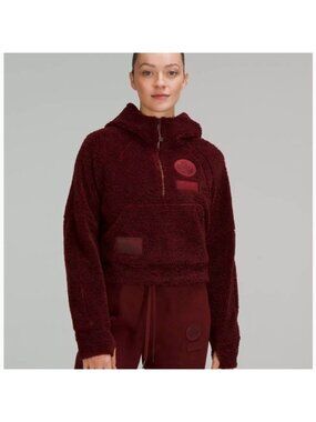 Lululemon Team Canada Scuba Oversized Half-Zip Fleece Hoodie